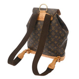 LOUIS VUITTON ルイヴィトン モノグラム モンスリ GM ブラウン M51135 ユニセックス モノグラムキャンバス リュック・デイパック Bランク 中古 銀蔵