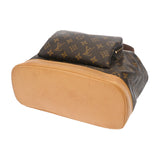 LOUIS VUITTON ルイヴィトン モノグラム モンスリ GM ブラウン M51135 ユニセックス モノグラムキャンバス リュック・デイパック Bランク 中古 銀蔵