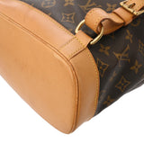 LOUIS VUITTON ルイヴィトン モノグラム モンスリ GM ブラウン M51135 ユニセックス モノグラムキャンバス リュック・デイパック Bランク 中古 銀蔵