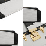 LOUIS VUITTON ルイヴィトン エピ トランククラッチ ホワイト/ノワール M52151 レディース エピレザー ショルダーバッグ Aランク 中古 銀蔵