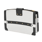 LOUIS VUITTON ルイヴィトン エピ トランククラッチ ホワイト/ノワール M52151 レディース エピレザー ショルダーバッグ Aランク 中古 銀蔵