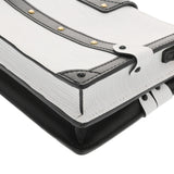 LOUIS VUITTON ルイヴィトン エピ トランククラッチ ホワイト/ノワール M52151 レディース エピレザー ショルダーバッグ Aランク 中古 銀蔵