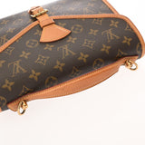 LOUIS VUITTON ルイヴィトン モノグラム ベルエア 2WAY ブラウン M51122 ユニセックス モノグラムキャンバス ハンドバッグ Bランク 中古 銀蔵