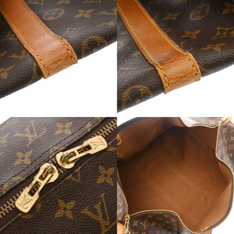 LOUIS VUITTON ルイヴィトン モノグラム キーポル 55 ブラウン M41424 ユニセックス モノグラムキャンバス ボストンバッグ Bランク 中古 銀蔵