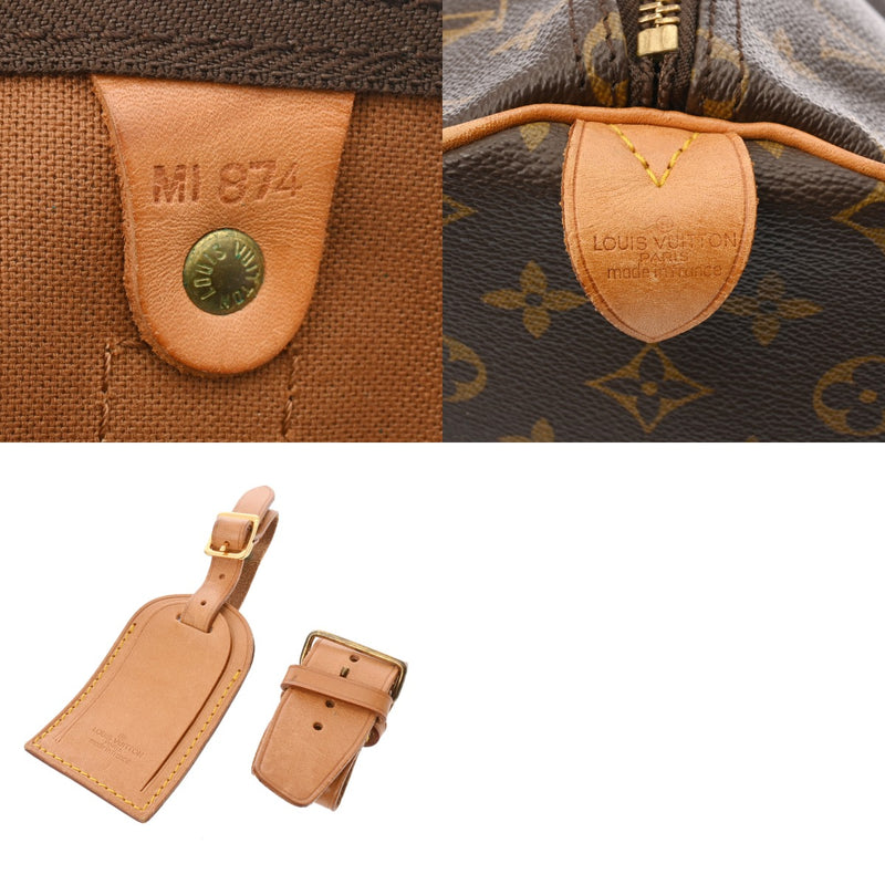 LOUIS VUITTON ルイヴィトン モノグラム キーポル 55 ブラウン M41424 ユニセックス モノグラムキャンバス ボストンバッグ Bランク 中古 銀蔵