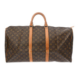 LOUIS VUITTON ルイヴィトン モノグラム キーポル 55 ブラウン M41424 ユニセックス モノグラムキャンバス ボストンバッグ Bランク 中古 銀蔵
