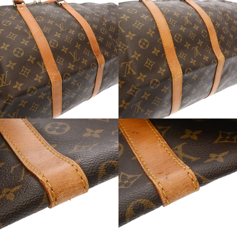 LOUIS VUITTON ルイヴィトン モノグラム キーポル 55 ブラウン M41424 ユニセックス モノグラムキャンバス ボストンバッグ Bランク 中古 銀蔵