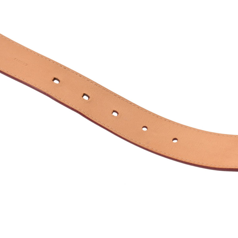 LOUIS VUITTON ルイヴィトン モノグラムヴェルニ サンチュール  サイズ90 ポムダムール M6980 メンズ ヴェルニ ベルト ABランク 中古 銀蔵