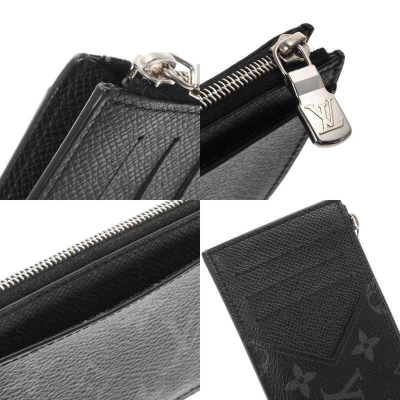 LOUIS VUITTON ルイヴィトン タイガラマ エクリプス コインカードホルダー ノワール M30271 メンズ モノグラムキャンバス コインケース Aランク 中古 銀蔵