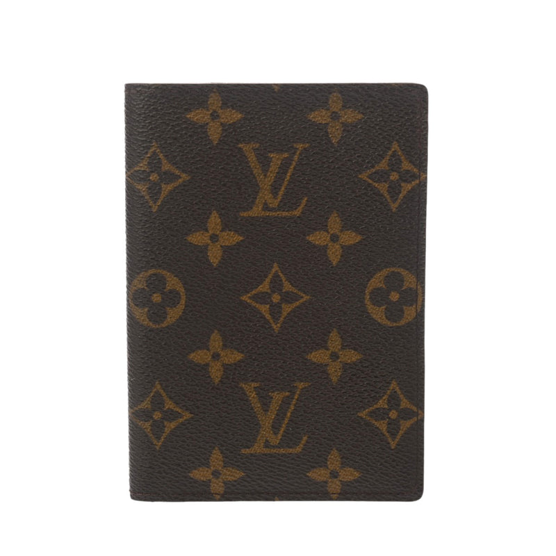 LOUIS VUITTON ルイヴィトン モノグラム クーヴェルテュール ブラウン M60179 ユニセックス モノグラムキャンバス パスポートケース Bランク 中古 銀蔵