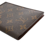 LOUIS VUITTON ルイヴィトン モノグラム クーヴェルテュール ブラウン M60179 ユニセックス モノグラムキャンバス パスポートケース Bランク 中古 銀蔵
