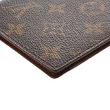 LOUIS VUITTON ルイヴィトン モノグラム クーヴェルテュール ブラウン M60179 ユニセックス モノグラムキャンバス パスポートケース Bランク 中古 銀蔵