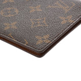 LOUIS VUITTON ルイヴィトン モノグラム クーヴェルテュール ブラウン M60179 ユニセックス モノグラムキャンバス パスポートケース Bランク 中古 銀蔵