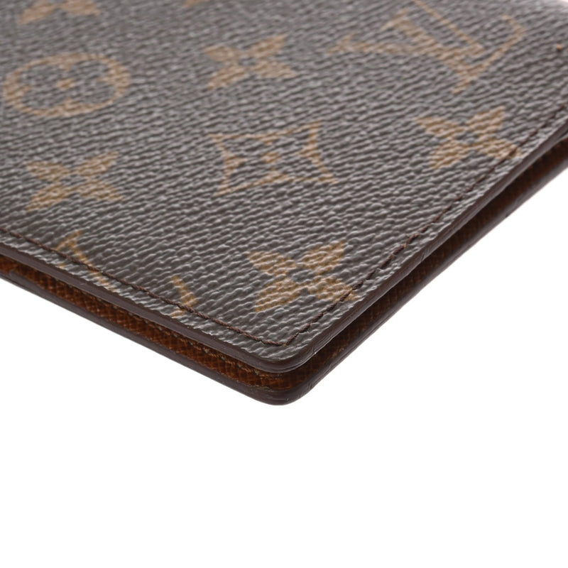 LOUIS VUITTON ルイヴィトン モノグラム クーヴェルテュール ブラウン M60179 ユニセックス モノグラムキャンバス パスポートケース Bランク 中古 銀蔵