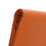 HERMES エルメス ベアン オレンジ □K刻印(2007年頃) レディース ヴォーエプソン 長財布 ABランク 中古 銀蔵