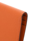 HERMES エルメス ベアン オレンジ □K刻印(2007年頃) レディース ヴォーエプソン 長財布 ABランク 中古 銀蔵