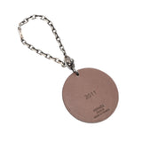 HERMES エルメス ラビット うさぎモチーフ バッグチャーム 2011年限定 ブラウン/ライトブルー ユニセックス スイフト シェーブル キーホルダー ABランク 中古 銀蔵