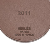 HERMES エルメス ラビット うさぎモチーフ バッグチャーム 2011年限定 ブラウン/ライトブルー ユニセックス スイフト シェーブル キーホルダー ABランク 中古 銀蔵