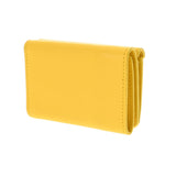 BALENCIAGA バレンシアガ ペーパー ミニ ウォレット イエロー 391446 ユニセックス レザー 三つ折り財布 ABランク 中古 銀蔵