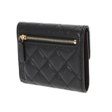 CHANEL シャネル クラシック スモールフラップウォレット 黒 AP0231 レディース キャビアスキン 三つ折り財布 Aランク 中古 銀蔵
