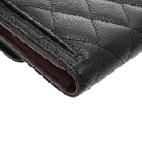 CHANEL シャネル クラシック スモールフラップウォレット 黒 AP0231 レディース キャビアスキン 三つ折り財布 Aランク 中古 銀蔵