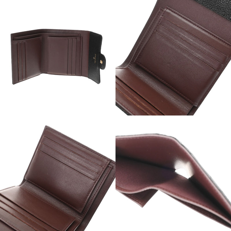 CHANEL シャネル クラシック スモールフラップウォレット 黒 AP0231 レディース キャビアスキン 三つ折り財布 Aランク 中古 銀蔵