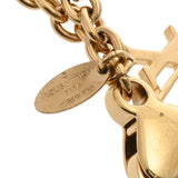 LOUIS VUITTON ルイヴィトン アイビー フラワー バッグチャーム ゴールド M67930 ユニセックス GP キーホルダー ABランク 中古 銀蔵