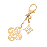 LOUIS VUITTON ルイヴィトン アイビー フラワー バッグチャーム ゴールド M67930 ユニセックス GP キーホルダー ABランク 中古 銀蔵