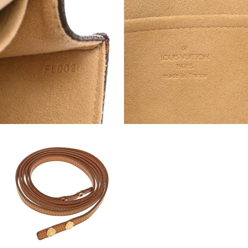 LOUIS VUITTON ルイヴィトン モノグラム ポシェットツイン GM 2WAY ブラウン M51852 レディース モノグラムキャンバス ショルダーバッグ Bランク 中古 銀蔵