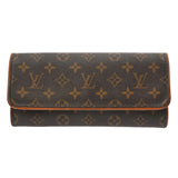 LOUIS VUITTON ルイヴィトン モノグラム ポシェットツイン GM 2WAY ブラウン M51852 レディース モノグラムキャンバス ショルダーバッグ Bランク 中古 銀蔵