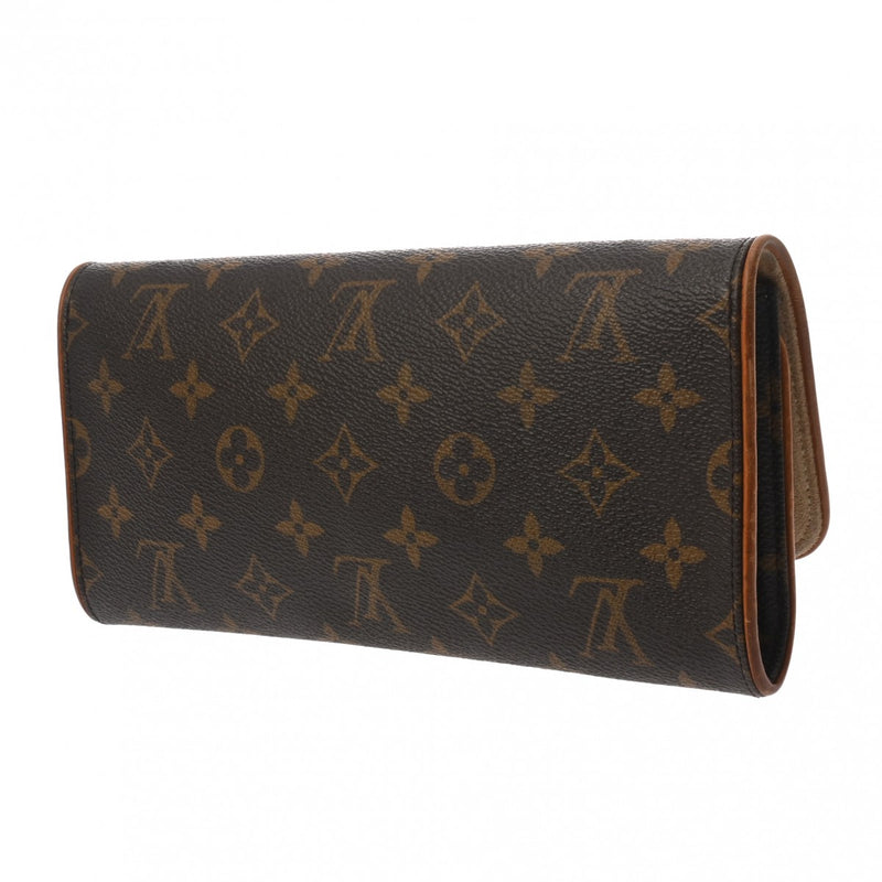LOUIS VUITTON ルイヴィトン モノグラム ポシェットツイン GM 2WAY ブラウン M51852 レディース モノグラムキャンバス ショルダーバッグ Bランク 中古 銀蔵