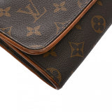 LOUIS VUITTON ルイヴィトン モノグラム ポシェットツイン GM 2WAY ブラウン M51852 レディース モノグラムキャンバス ショルダーバッグ Bランク 中古 銀蔵
