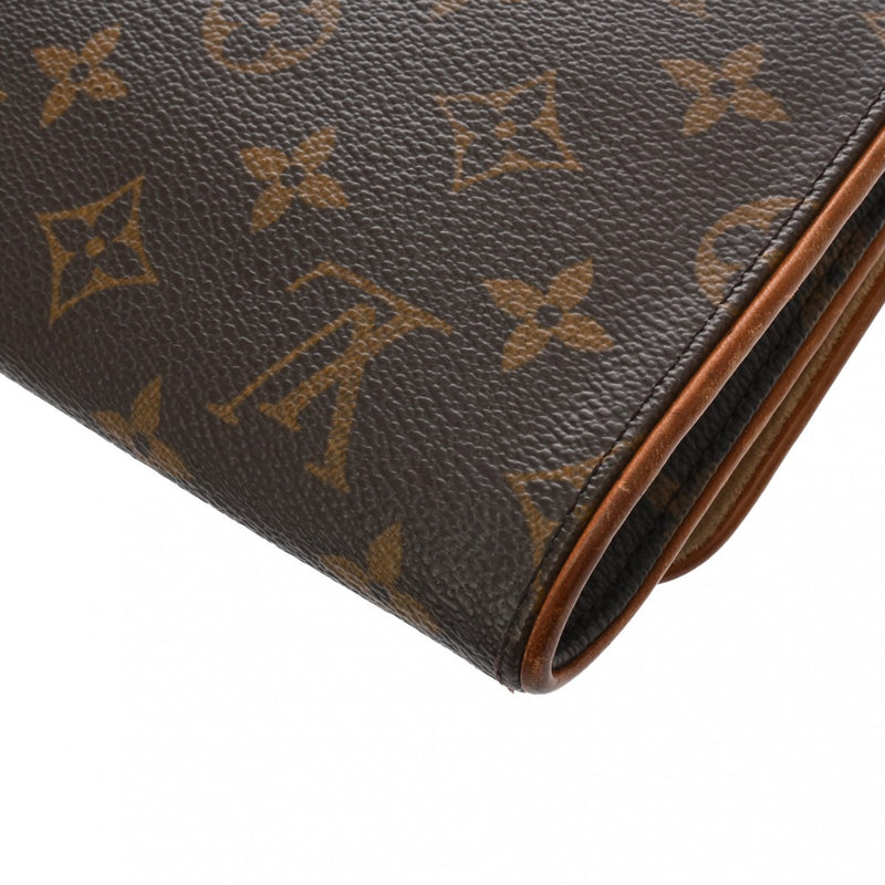 LOUIS VUITTON ルイヴィトン モノグラム ポシェットツイン GM 2WAY ブラウン M51852 レディース モノグラムキャンバス ショルダーバッグ Bランク 中古 銀蔵