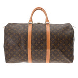 LOUIS VUITTON ルイヴィトン モノグラム キーポル 50 ブラウン M41426 ユニセックス モノグラムキャンバス ボストンバッグ Bランク 中古 銀蔵