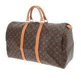 LOUIS VUITTON ルイヴィトン モノグラム キーポル 50 ブラウン M41426 ユニセックス モノグラムキャンバス ボストンバッグ Bランク 中古 銀蔵