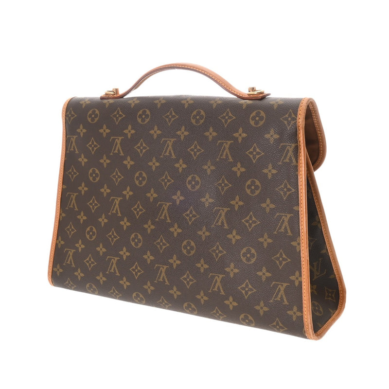 LOUIS VUITTON ルイヴィトン モノグラム ビバリー 2WAY ブラウン M51121 ユニセックス モノグラムキャンバス ビジネスバッグ Bランク 中古 銀蔵