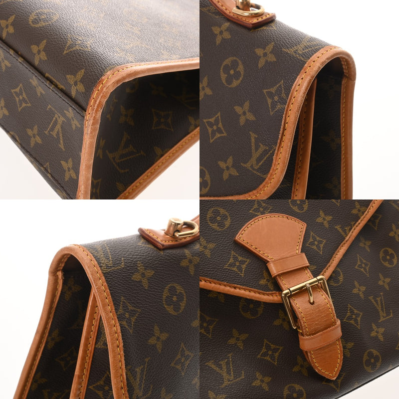 LOUIS VUITTON ルイヴィトン モノグラム ビバリー 2WAY ブラウン M51121 ユニセックス モノグラムキャンバス ビジネスバッグ Bランク 中古 銀蔵