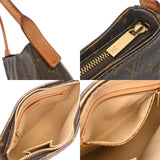 LOUIS VUITTON ルイヴィトン モノグラム ルーピング MM ブラウン M51146 レディース モノグラムキャンバス セミショルダーバッグ Bランク 中古 銀蔵