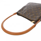 LOUIS VUITTON ルイヴィトン モノグラム ルーピング MM ブラウン M51146 レディース モノグラムキャンバス セミショルダーバッグ Bランク 中古 銀蔵