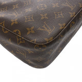 LOUIS VUITTON ルイヴィトン モノグラム ルーピング MM ブラウン M51146 レディース モノグラムキャンバス セミショルダーバッグ Bランク 中古 銀蔵