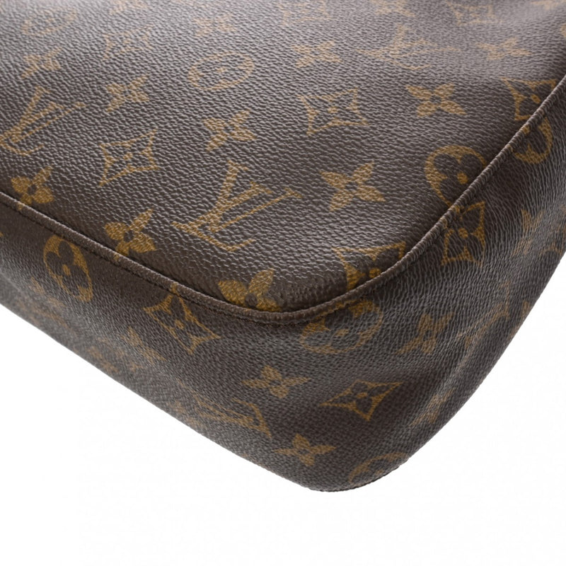 LOUIS VUITTON ルイヴィトン モノグラム ルーピング MM ブラウン M51146 レディース モノグラムキャンバス セミショルダーバッグ Bランク 中古 銀蔵