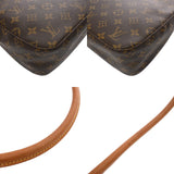 LOUIS VUITTON ルイヴィトン モノグラム ルーピング MM ブラウン M51146 レディース モノグラムキャンバス セミショルダーバッグ Bランク 中古 銀蔵