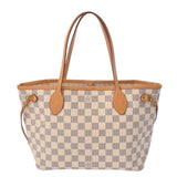 LOUIS VUITTON ルイヴィトン ダミエアズール ネヴァーフル PM 旧型 ホワイト N51110 レディース ダミエキャンバス ハンドバッグ Bランク 中古 銀蔵
