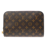 LOUIS VUITTON ルイヴィトン モノグラム オルセー ブラウン M51790 レディース モノグラムキャンバス セカンドバッグ ABランク 中古 銀蔵
