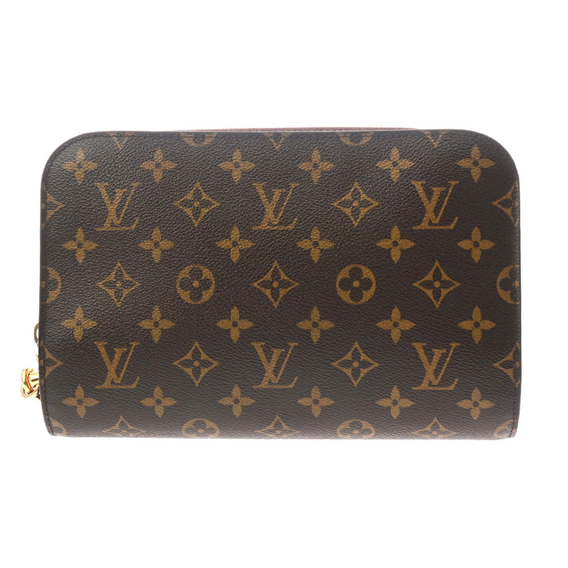 LOUIS VUITTON ルイヴィトン モノグラム オルセー ブラウン M51790 レディース モノグラムキャンバス セカンドバッグ ABランク 中古 銀蔵