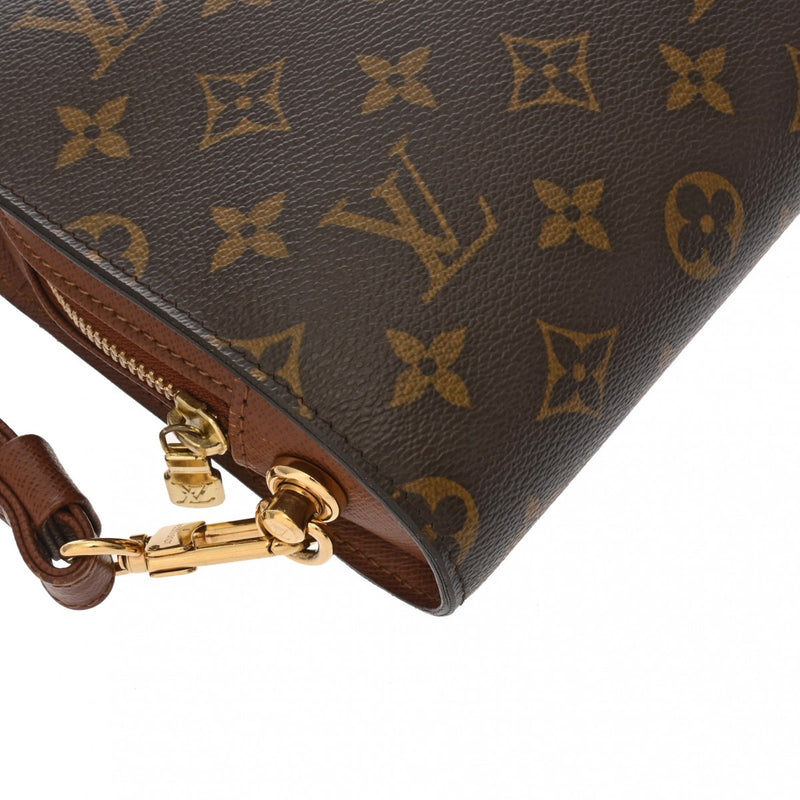 LOUIS VUITTON ルイヴィトン モノグラム オルセー ブラウン M51790 レディース モノグラムキャンバス セカンドバッグ ABランク 中古 銀蔵