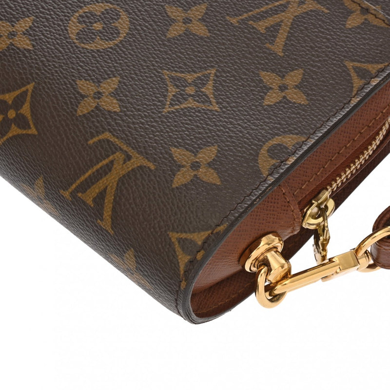 LOUIS VUITTON ルイヴィトン モノグラム オルセー ブラウン M51790 レディース モノグラムキャンバス セカンドバッグ ABランク 中古 銀蔵