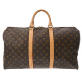 LOUIS VUITTON ルイヴィトン モノグラム キーポル 50 ブラウン M41426 ユニセックス モノグラムキャンバス ボストンバッグ Bランク 中古 銀蔵