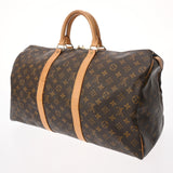 LOUIS VUITTON ルイヴィトン モノグラム キーポル 50 ブラウン M41426 ユニセックス モノグラムキャンバス ボストンバッグ Bランク 中古 銀蔵
