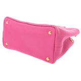 PRADA プラダ カナパミニ ピンク BN2439 レディース キャンバス ハンドバッグ Bランク 中古 銀蔵